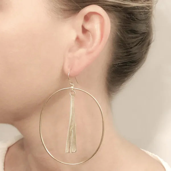 LARGE HOOPS EARRINGS