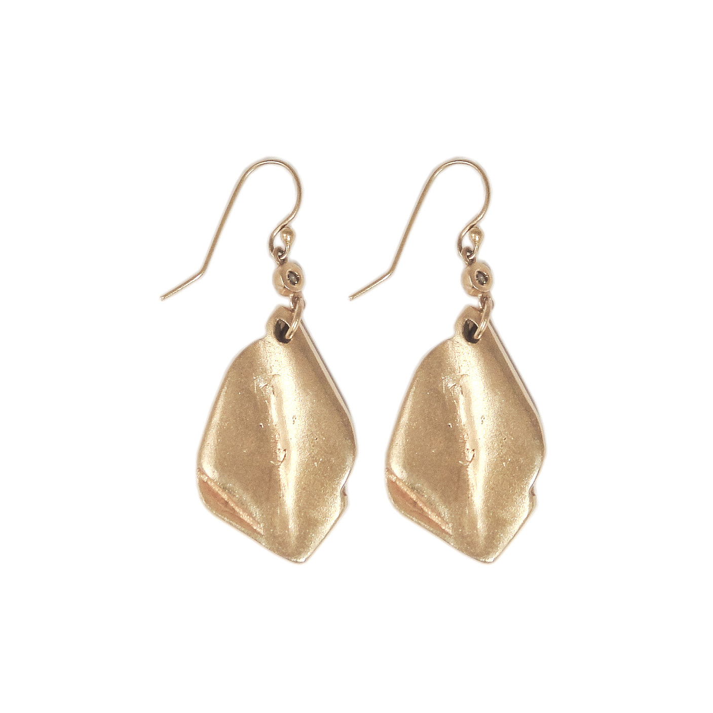 LARGE LEAF EARRINGS