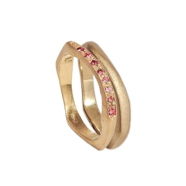 THIN PEBBLES RINGS COMBO 6