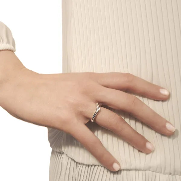 PEBBLES MEDIUM BROWN DIAMOND RING