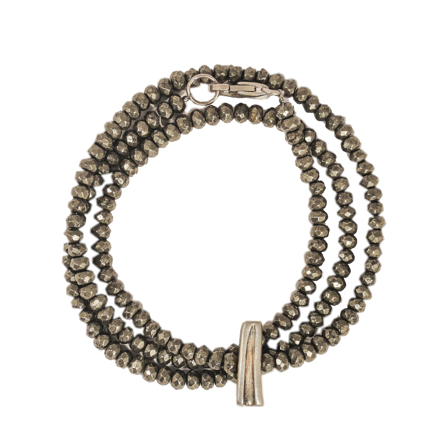 BONES PYRITE WRAP BRACELET
