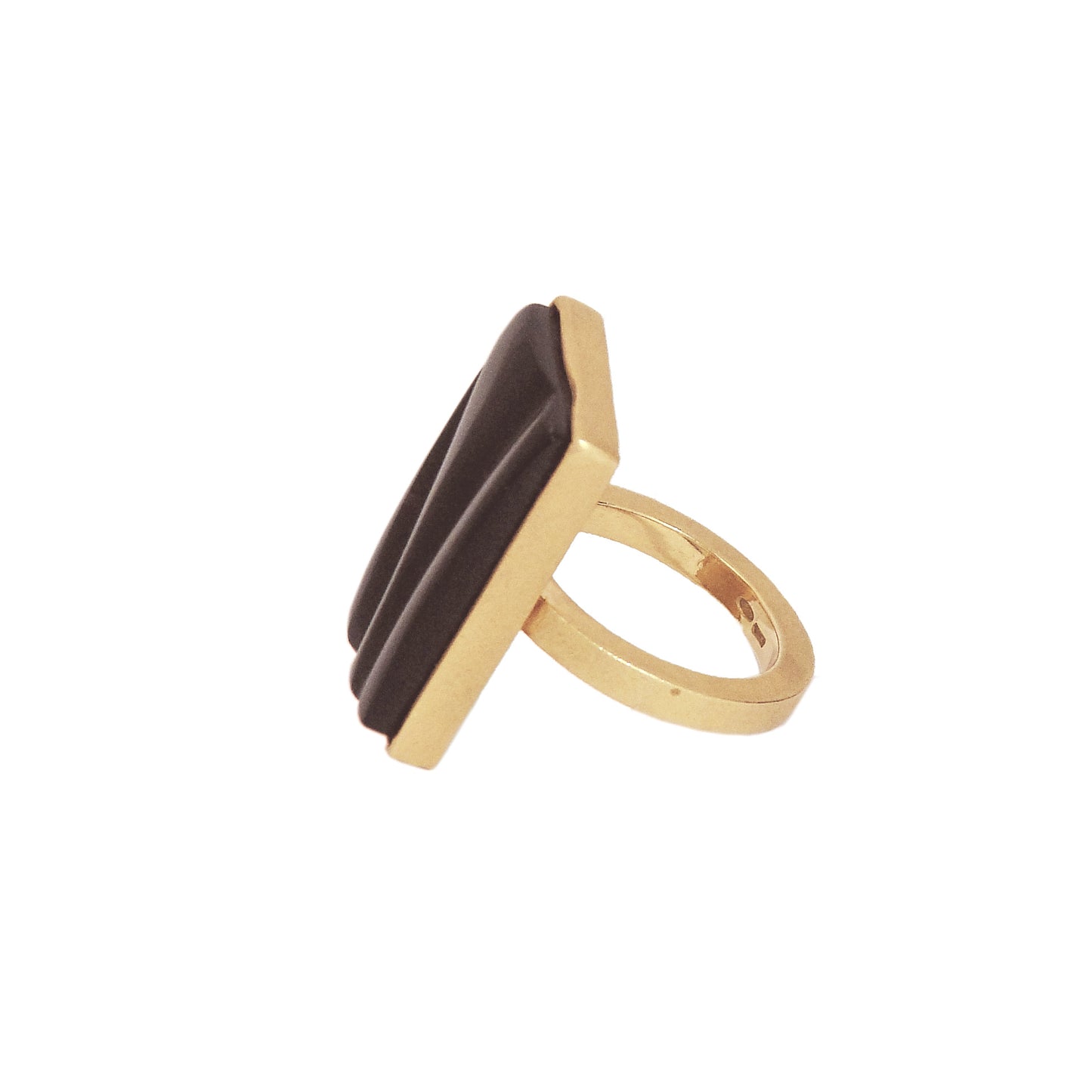 BONES ONYX RING