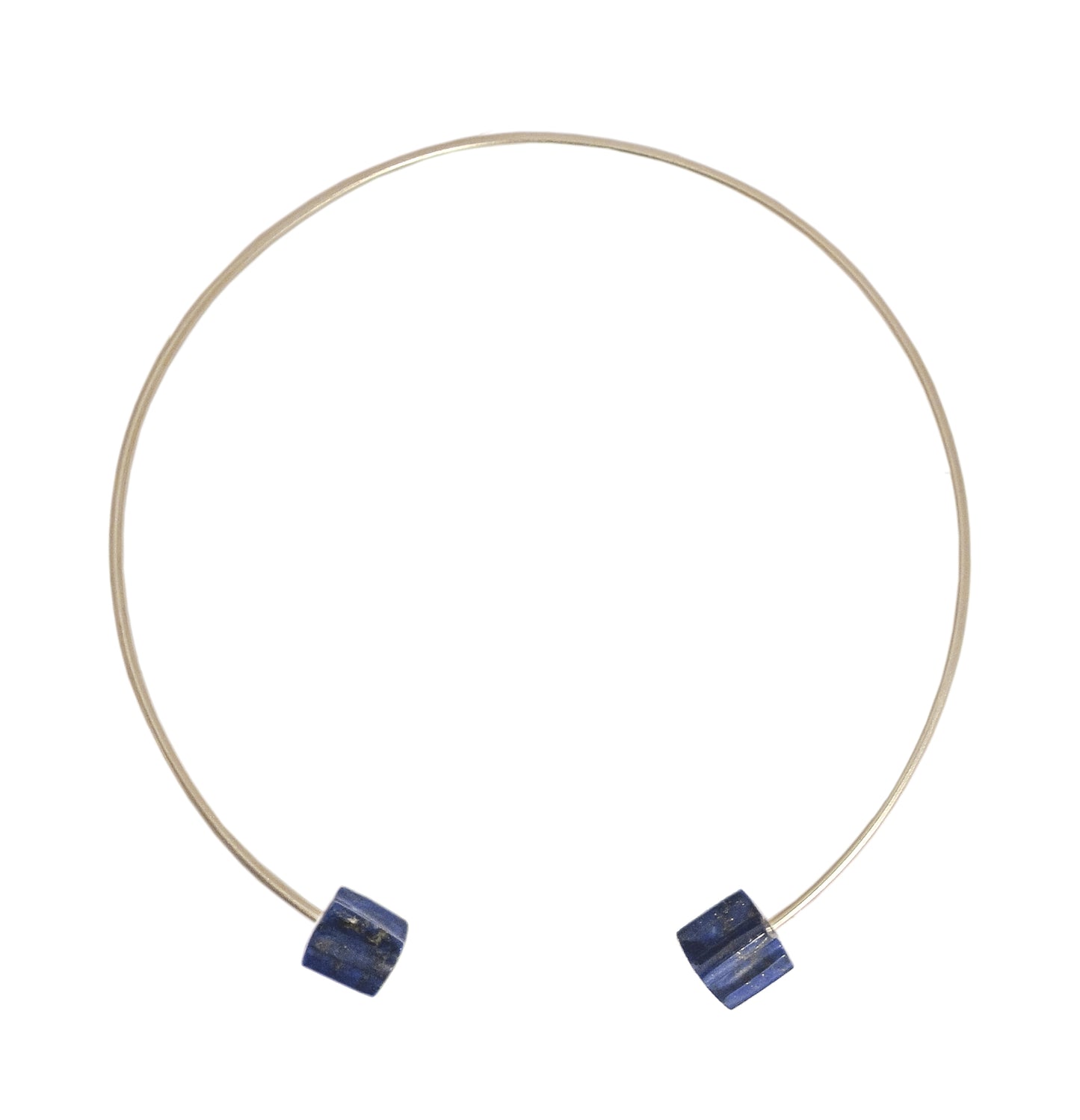 BONES CHOKER LAPIS CUBES