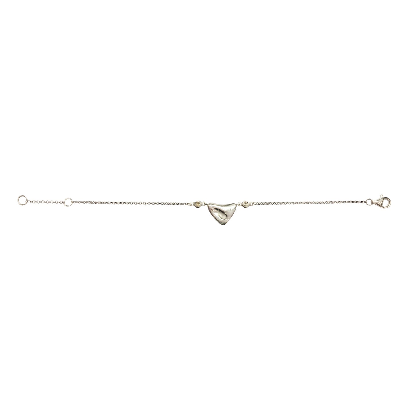 LEAVES CHAIN MONO EARRING