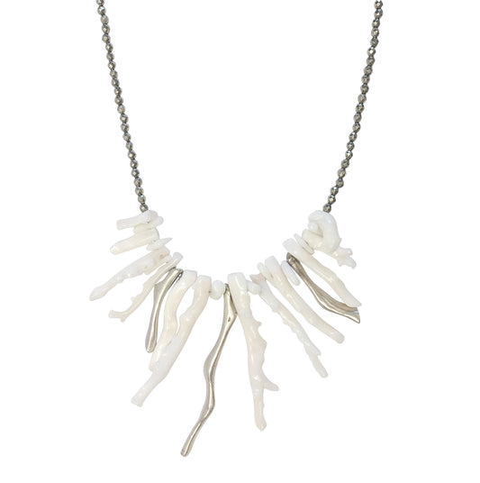 CORAL BRENCH NECKLACE