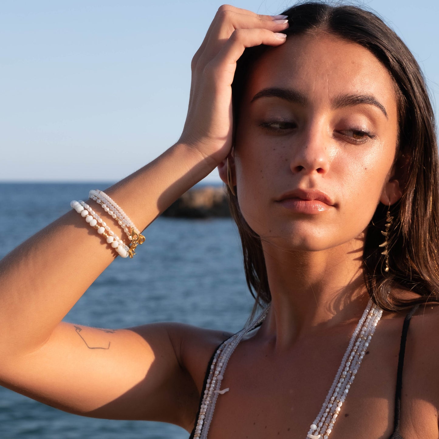 PEARLS BRACELETS TRIO