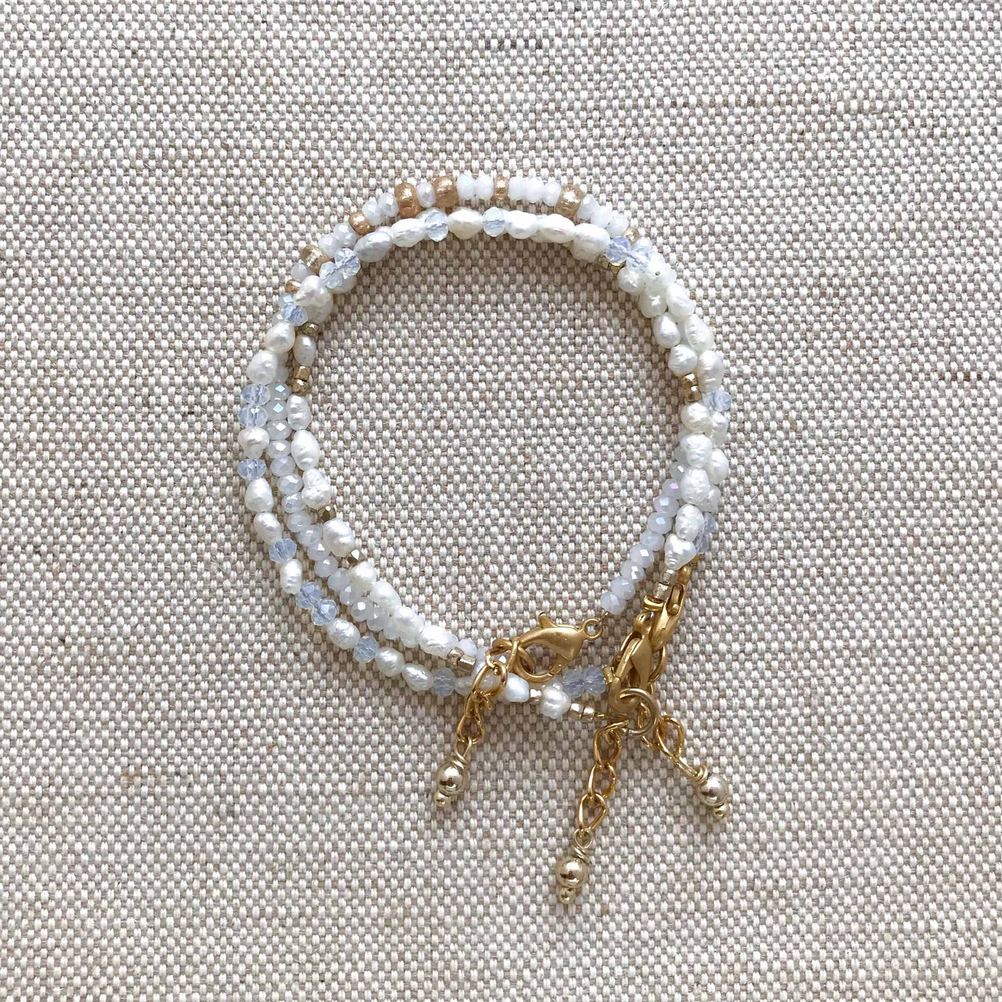 PEARLS BRACELETS TRIO