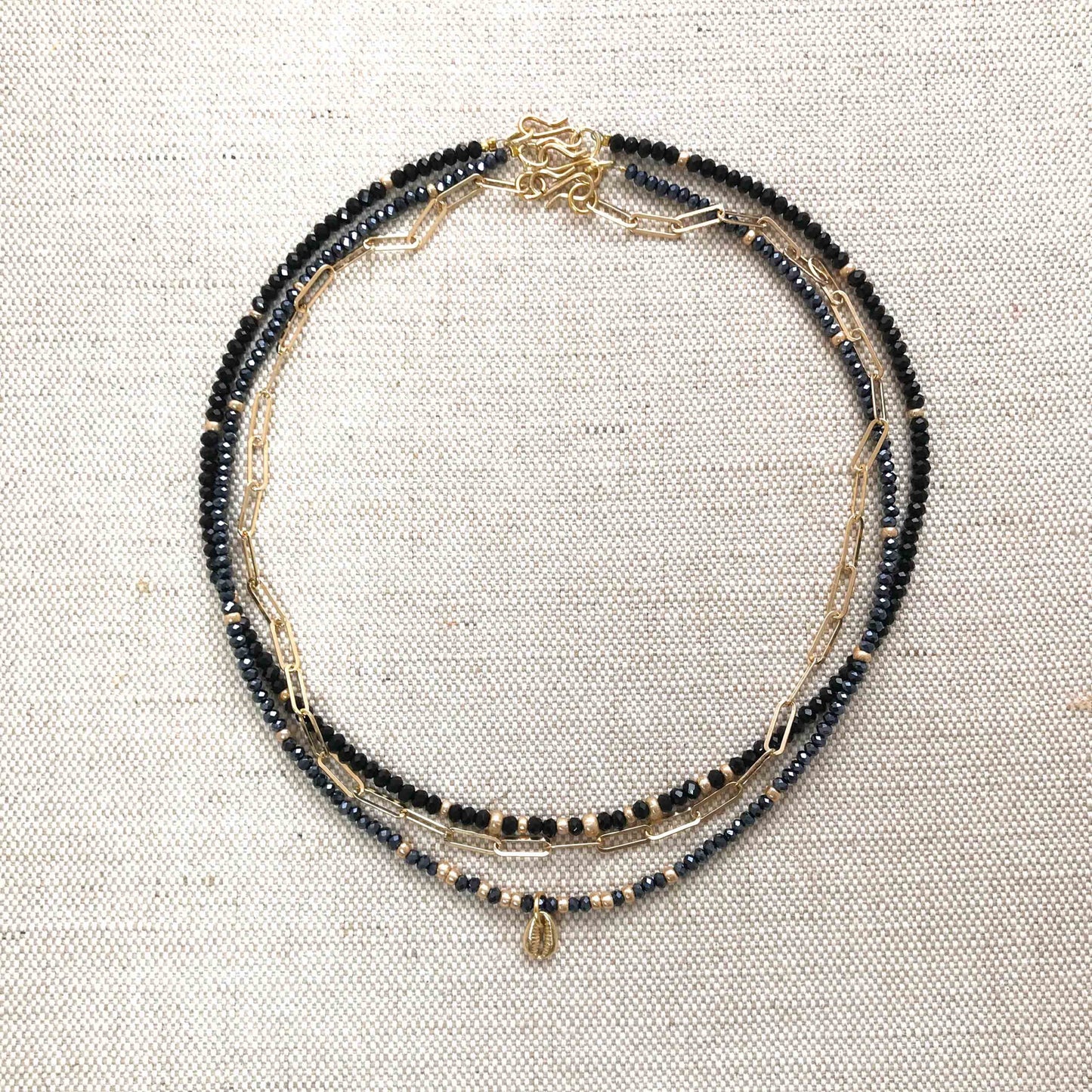 BLACK TRIO VERMEIL