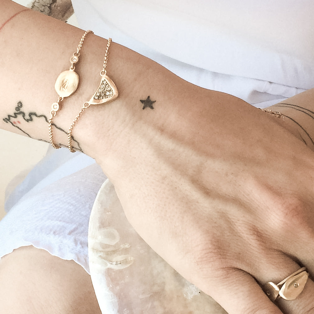 PEBBLES MINI COIN DIAMONDS BRACELET I