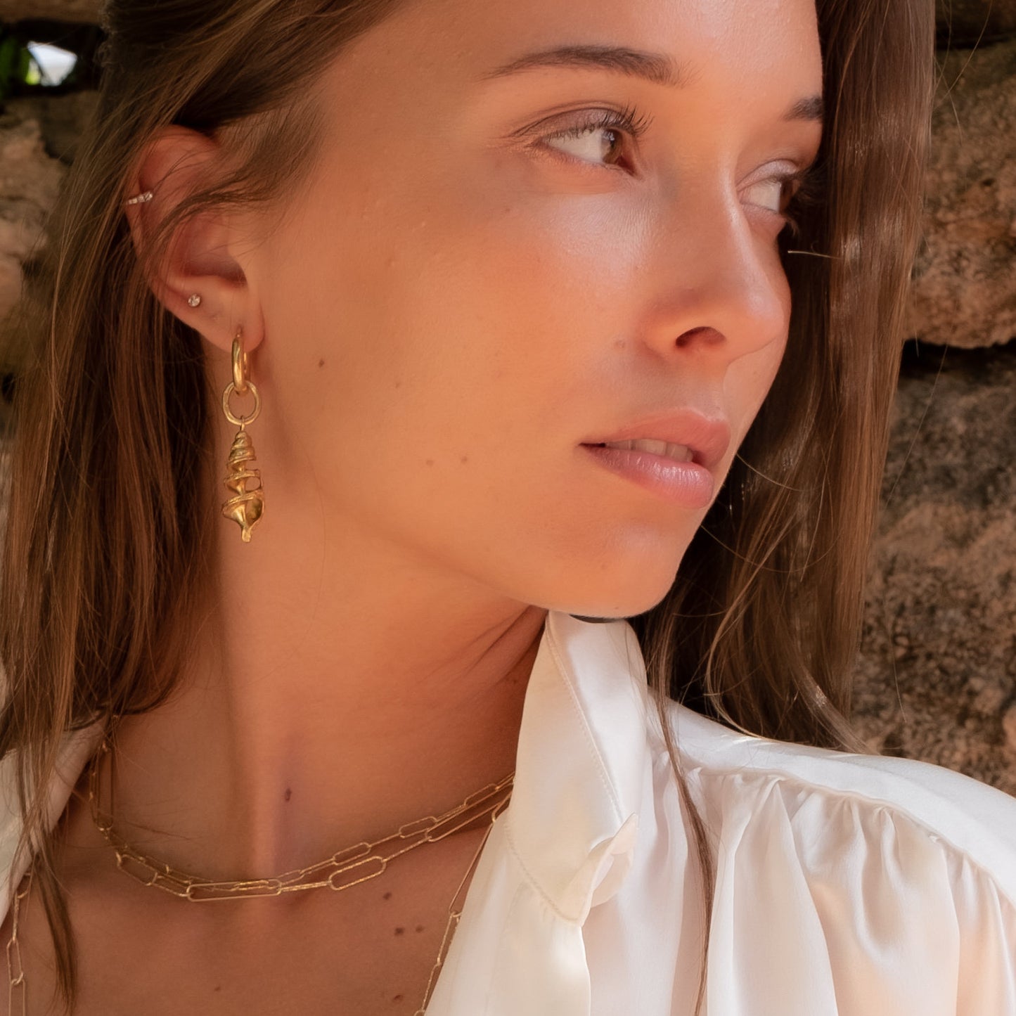 SEASHELLS "Triton" Mono EARRING