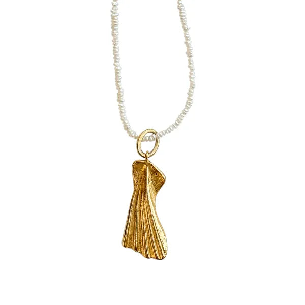 SEASHELLS Long "PECTINIDA" PENDANT