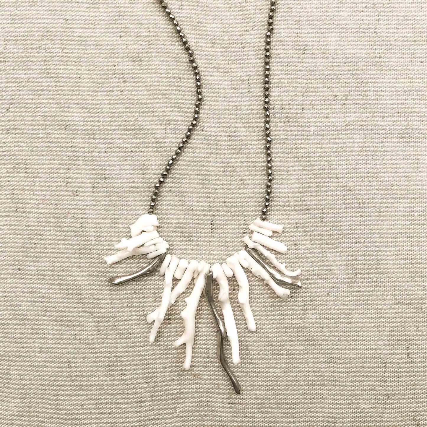 CORAL BRENCH NECKLACE
