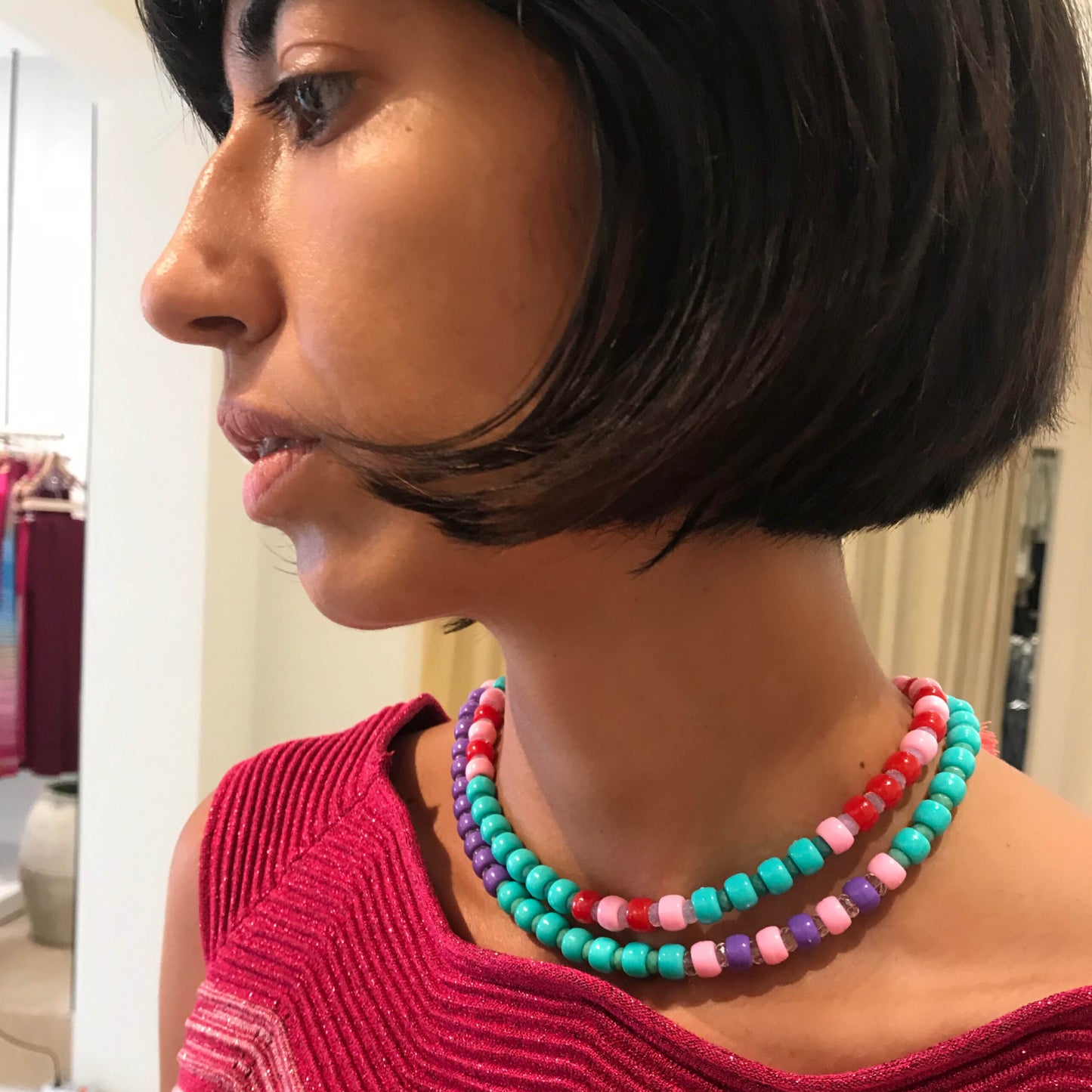 JAMAICA WATERMELON NECKLACE