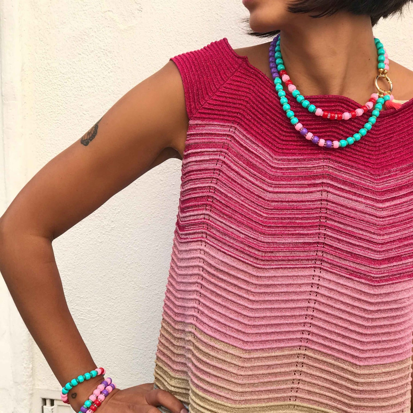 JAMAICA WATERMELON NECKLACE