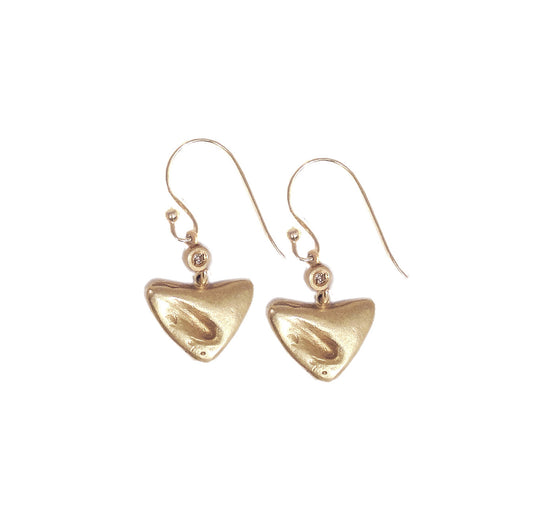 PEBBLES HEART EARRINGS