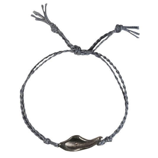 SEASHELL LONG FLAKE BRACELET STRING