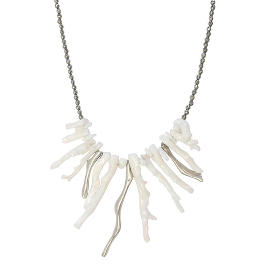 CORAL BRENCH NECKLACE