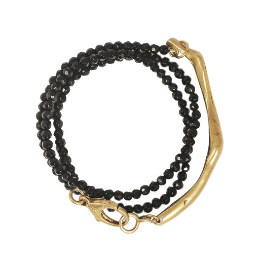 CORAL BRANCH ONYX BRACELET