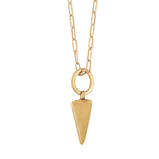 PEBBLES ARROW LONG PENDANT