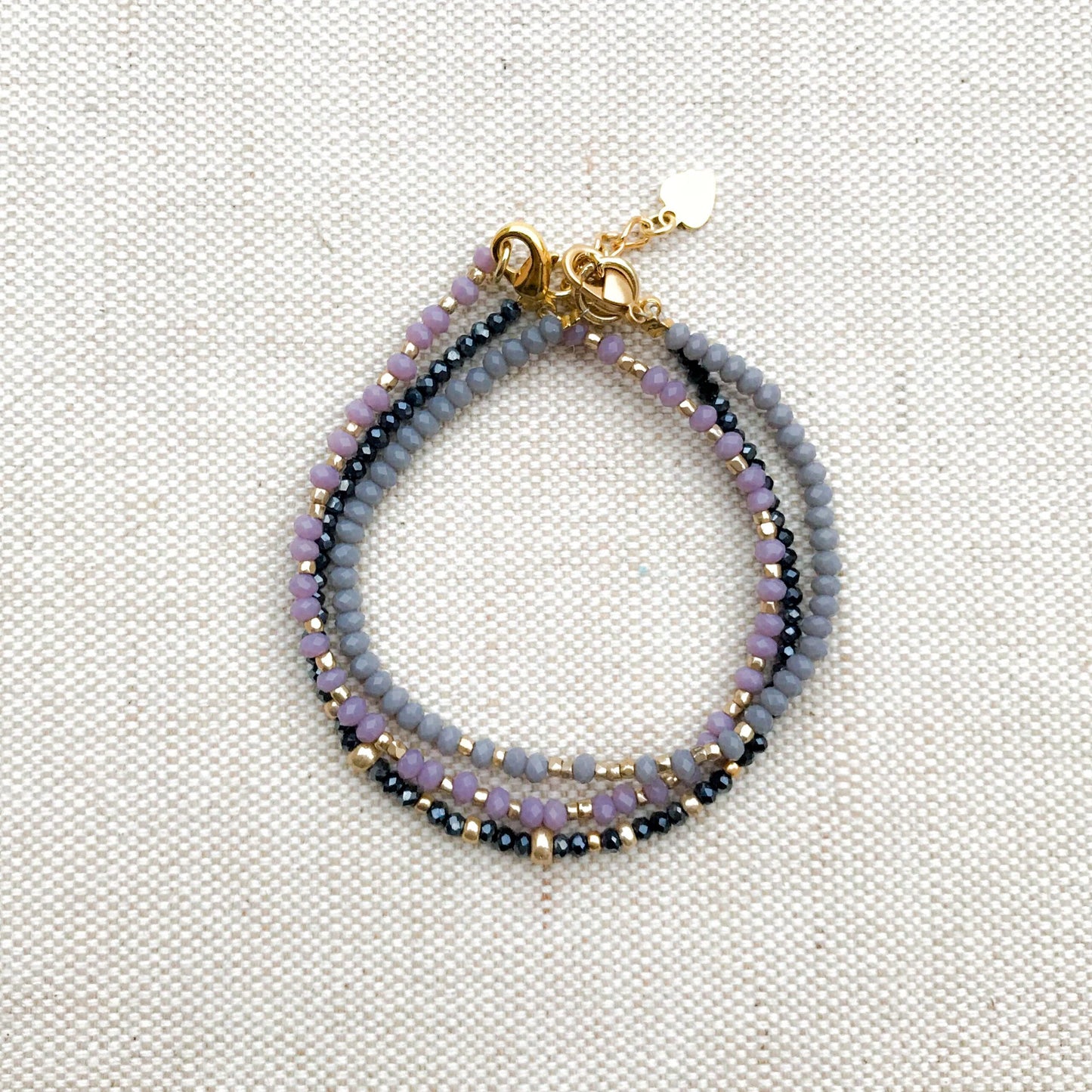 VIOLET BRACELETS TRIO